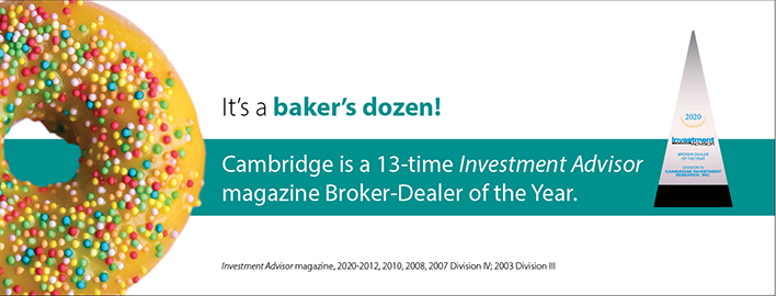 Cambridge Named Broker-Dealer of the Year